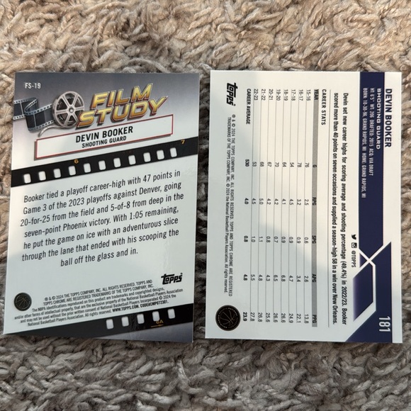 🔥 2024 Devin Booker Topps Chrome card lot. Cards are mint condition - Picture 2 of 2